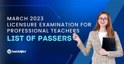 FULL RESULTS: March 2023 LET teachers board exam list of .